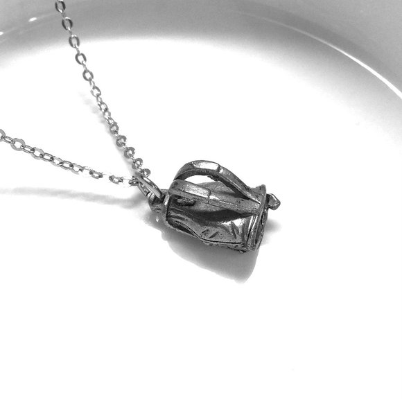 Miniature Backpack Knapsack Charm Necklace - Picture 2 of 4